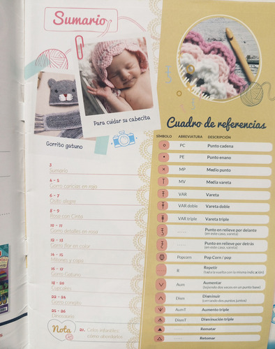 Crochet Bebe X3 Revistas; Gorros, Escarpines, Mantas+tijera