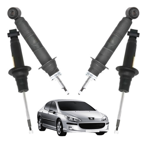 Kit Amortiguadores Peugeot 407 2006 - 2009 Alta Calidad