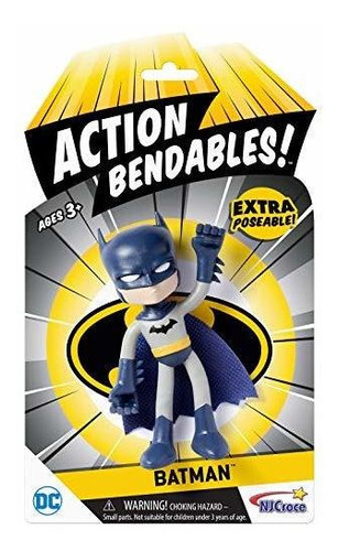 Nj Croce Ab5001 Action Bendables Batman, Figura, 4  