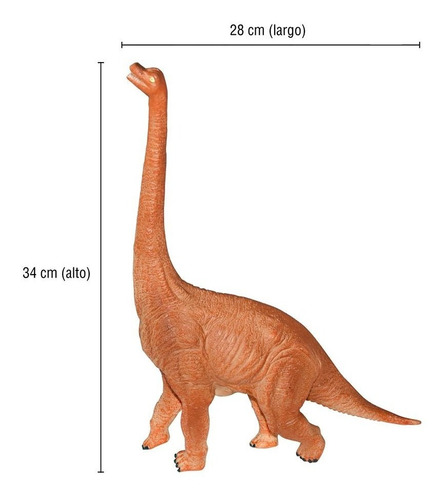 Juguete Figura De Dinosaurio, Braquiosaurio Con Sonido | MercadoLibre