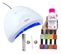 Comprar Kit Cabina 48w Con Transformador Esmaltes Limas + Insumos