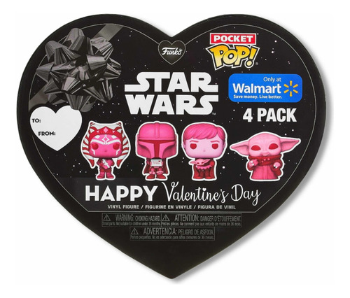 Funko Pocket Pop: Star Wars Valentines Day Pop Box 4pk