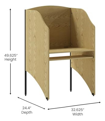 Mueble Flash Carril De Estudio Inicial En Acabado De Roble