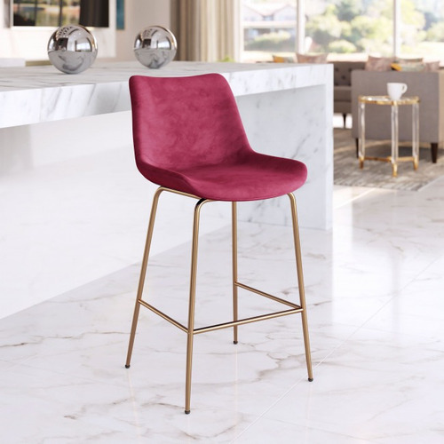 Banco De Barra Tony Rojo Këssa Muebles