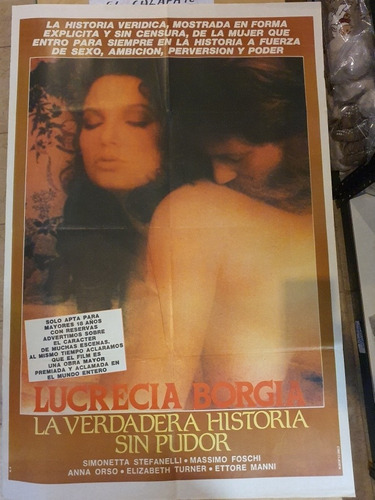 Afiche De Cine Original-2300- Lucrecia Borgia-