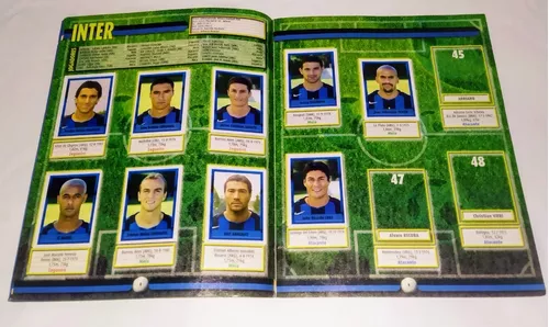 Album Panini Liga Italiana e Nossas Estrelas // PANINI BRASIL ** 2004 **