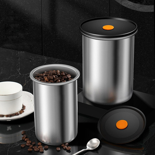 Tarro De Comida Sellado Al Vacío Bote De Café De Acero