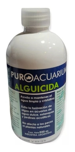 Alguicida Puroacuarium 250cc Acuarios Peceras Estanques