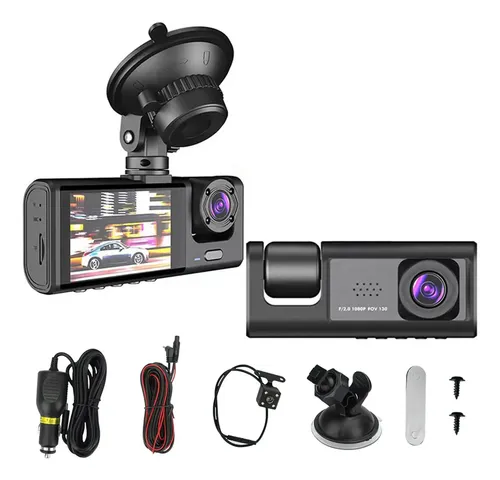 3 CâmeraCarro Automotiva Veicular Uber 99 Hd Noturna 1080p 2k Das...