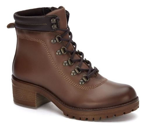 Bota Piel Tacón 5 Cm Apv 297-4866