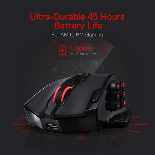 Redragon M913 Impact Elite - Mouse Inalámbrico Para Jueg