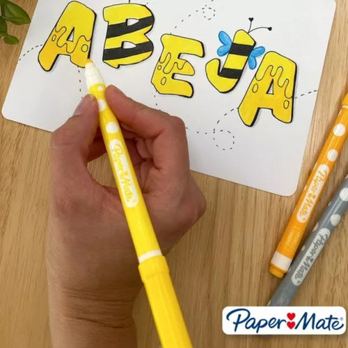 Set De Marcadores Scripto Paper Mate 24 Colores