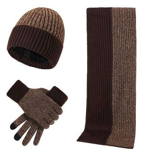 Gorra Casual, Bufanda, Gorro De Invierno De Punto Y Guantes