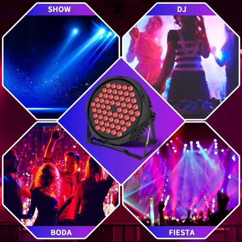Cañon De Leds Rgb Rhythmic Audio Dmx Todo Colo 60x3w