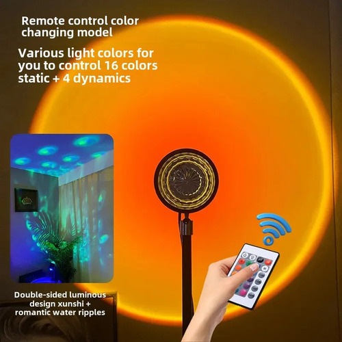 Modelo Water Ripple De 16 Colores+rgb De 16 Colores (enchufe