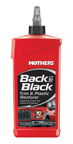 Mothers Restaurador Molduras Y Plásticos Back-to-black 355ml