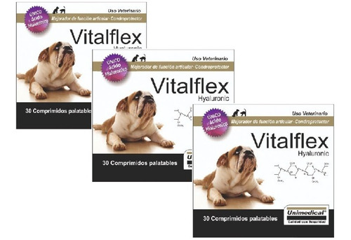 Vitalflex 3 Cajas / 90 Comprimidos