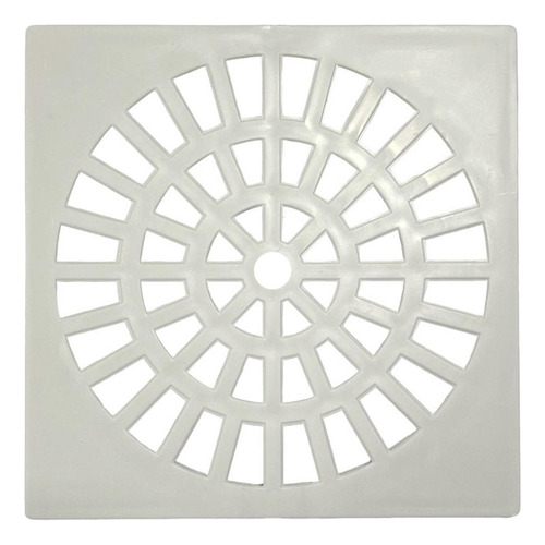 Grelha Plastica Quadrada Branca Herc 15x15cm - 2284 - Kit C