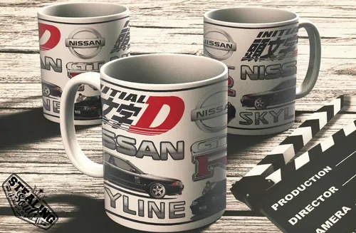 Taza Fierrera | Initial D | Nissan Skyline Gt-r R32 V-spec