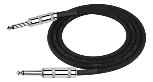EXCEART Cable de recogida de guitarra Cable piezoeléctrico Salida Jack  Adaptador de guitarra Cable de instrumento estéreo 23.622 in (negro)