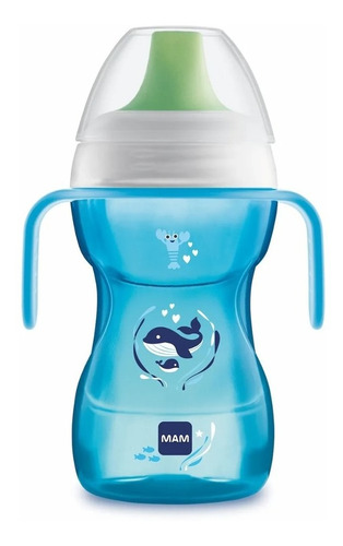 Copo De Transição Infantil Fun To Drink 270ml 8m+ Azul - Mam