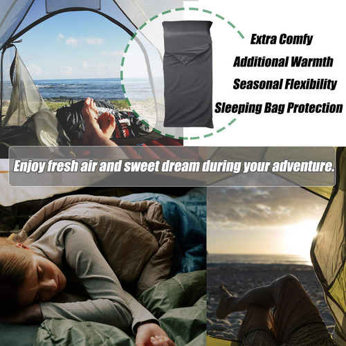 Forro Xl Para Saco De Dormir Sábana De Viaje Y Camping