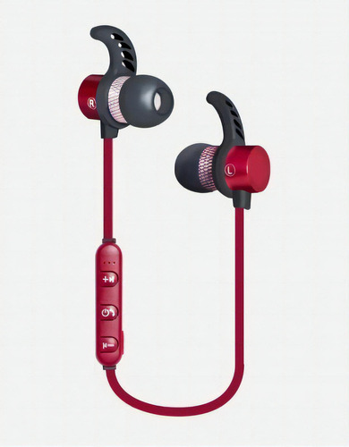 Audifono Ginga Bluetooth Inalambrico Tz18aud01bt-ro Rojo /vc