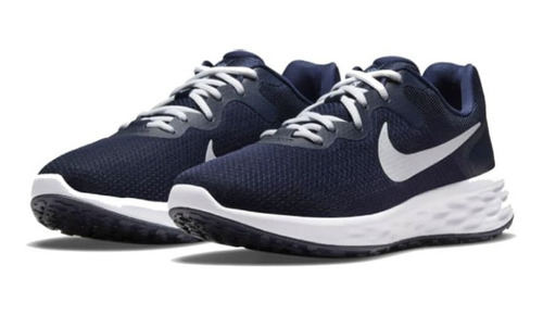 Championes Nike Revolution 6 Nn Midnight Navy/white Hombre -