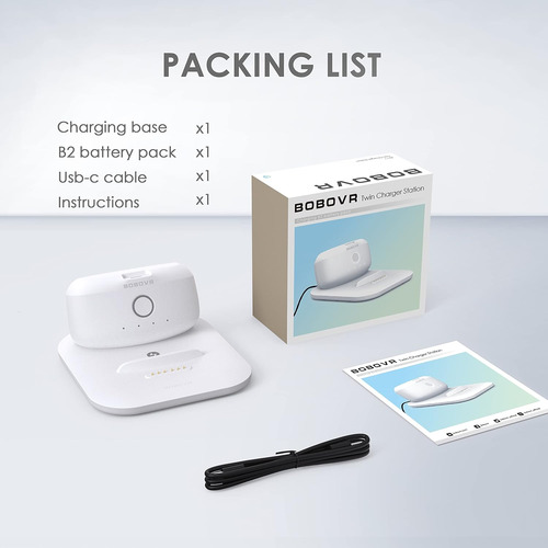 Bobovr Twin Charger Station B2 Battery 1 Unidad