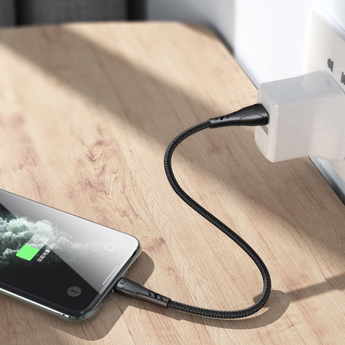 Imagen 8 de 9 de Cable Para iPhone Mcdodo Mamba Usb A Lightning Corto 20cm
