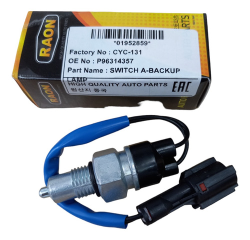 Sensor Retroceso Chevrolet Spark / Matiz