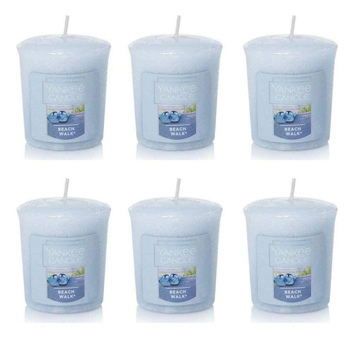 Candle Lote 6 Vela Votiva Paseo Playa