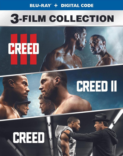 Blu Ray Creed Trilogy 3 Films Stallone Original 