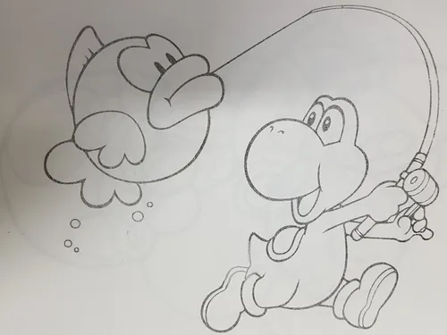Libro Para Colorear De Yoshi Y Super Mario (tapas Blandas)