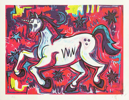 Obra De Arte Jose Jimenez Artista Plastico  Unicornio