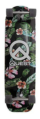 Patineta, Skatebboards Es Quest Skateboards  Island Vibes 37