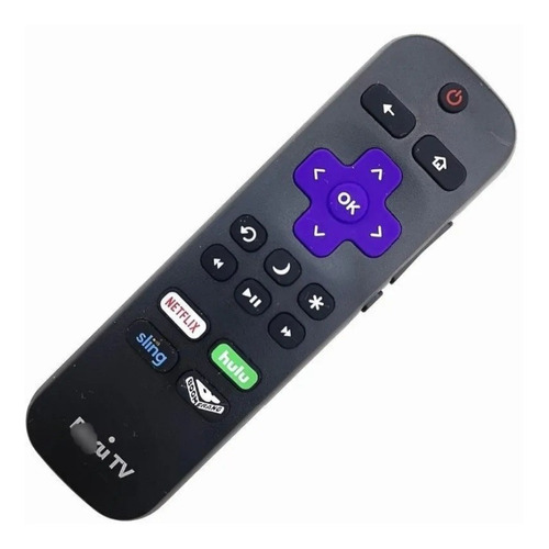 Control Remoto Pantalla Jvc Rok U Smart Tv Netflix Hulu Slin