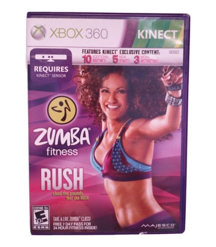 Zumba Fitness Rush Juego Xbox 360 Original Ntsc Completo