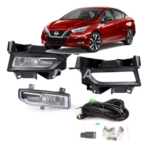 Kit Faroles Neblineros Nissan Versa 2020 2021 2022