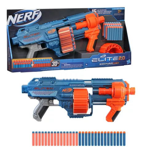 Nerf Elite 2.0 Shockware (Metralhadora) - Hasbro