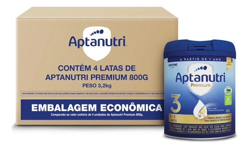Fórmula Infantil Aptanutri Premium 3 Pack