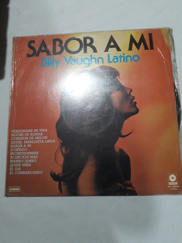 Lp Billy Vaughn Latino Sabor A Mi 1978