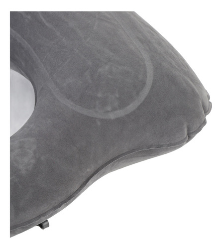 Zn Cojín Inflable Portátil For Silla Con Respaldo De Felpa