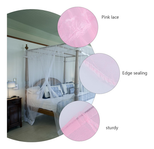1 Pc Teto Lace Bed Net Canopy Dome Pendurado Mosquito Net F