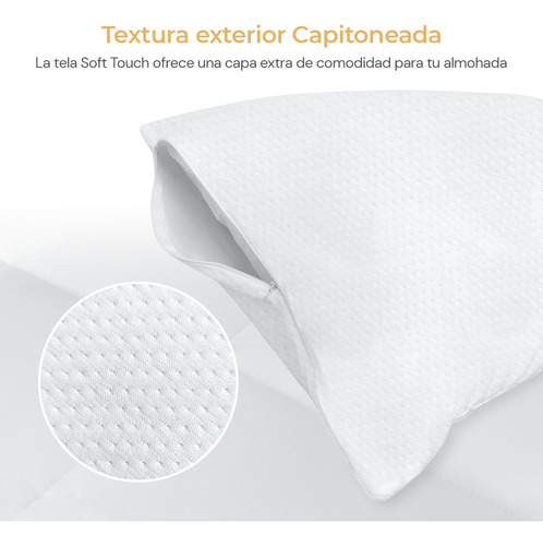 2 Fundas De Almohada King Size Impermeable Tencel Soft Touch