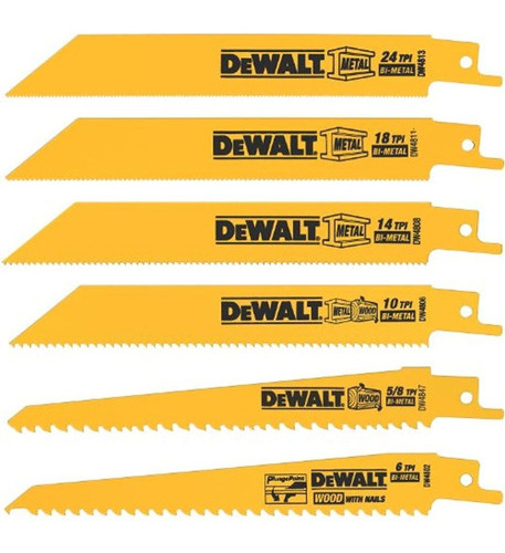 Juego De Hojas Para Sierra De Metal/madera Dewalt Dw4856