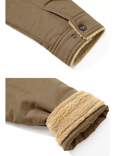 Abrigos De Terciopelo Para Hombre Con Forro Grueso