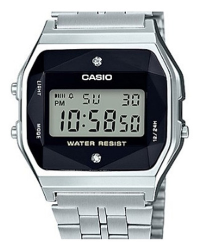 Relógio Casio Unissex Vintage Diamonds A159wad-1df