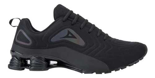 Tenis Caballero Pirma 4015 Deportivo Running En Negro