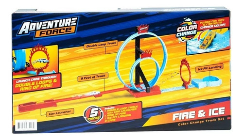 Adventure Force Pista De Cambio De Color Fuego Y Hielo